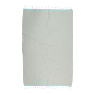 Kayori Izu Hamam-Handtuch Größe 100x180cm Farbe Silbergrau/Mintgroen Baumwolle