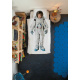 Snurk Baumwollbettwäsche Astronaut 135 x 200 cm+ 80 x 80 cm Motiv Astronaut