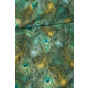 Beddinghouse Peafowl Mako-Satin-Bettwäsche Farbe  Grün Größe 135x200cm+80x80