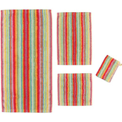 Cawö Lifestyle Streifen Duschtuch 70/140cm, Farbe multicolor
