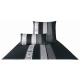 JOOP! Bettwäsche Mako-Satin Ornament Stripe 4022-Farbe schwarz-9, 200/220 cm + 2x 80/80 cm AL