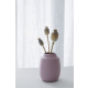 elegante Mako-Jersey Bettwäsche-Garnitur Sister Stripe Farbe rose Größe 135x200+40x80