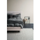 Schöner Wohnen Satin-Bettwäsche-Garnitur Pure Farbe grau Größe 135x200cm