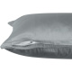 Schöner Wohnen Satin-Bettwäsche-Garnitur Pure Farbe grau Größe 135x200cm