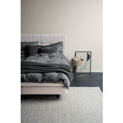 Schöner Wohnen Satin-Kissenbezug einzeln Pure Farbe grau Größe 40x80cm