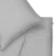 Schöner Wohnen Satin-Kissenbezug einzeln Pure Farbe grau Größe 40x80cm