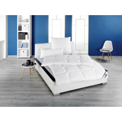 Betten-Set aus Steppbett und glattem Kissen 135x200cm+80x80