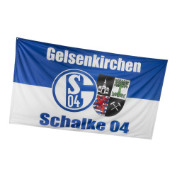 Hissfahne FC Schalke 04 recycelt 150x250 cm