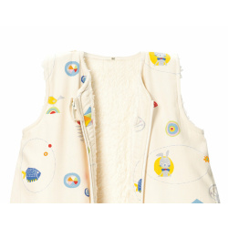 Cotonea Bio Kinder-Schlafsack mit Plüschfutter ohne...