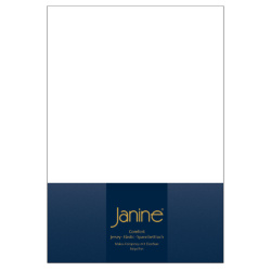 Janine ELASTIC Spannbetttuch - 200 X 200 weiß