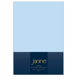 Janine ELASTIC Spannbetttuch - 200 X 200 hellblau