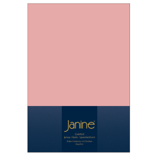 Janine ELASTIC Spannbetttuch - 200 X 200 zartmauve