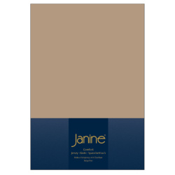 Janine ELASTIC Spannbetttuch.  150 X 200 nougat