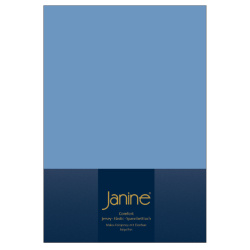 Janine ELASTIC Spannbetttuch.  150 X 200 blau