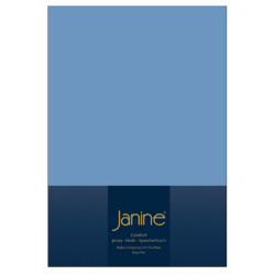 Janine ELASTIC Spannbetttuch.  150 X 200 blau