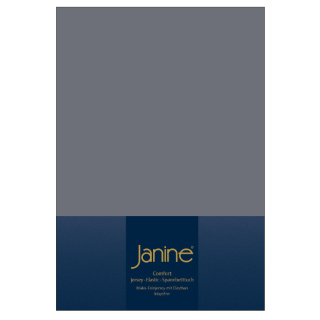 Janine ELASTIC Spannbetttuch.100 X 200 opalgrau