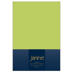 Janine ELASTIC Spannbetttuch - 200 X 200 apfelgrün