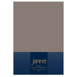 Janine ELASTIC Spannbetttuch.100 X 200 taupe
