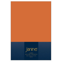 Janine ELASTIC Spannbetttuch - 200 X 200 rost-orange