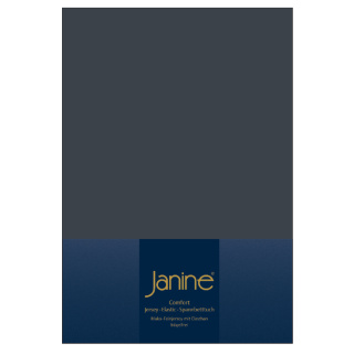 Janine ELASTIC Spannbetttuch.  150 X 200 titan