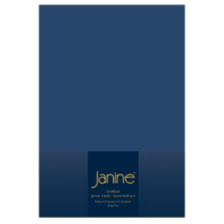 Janine ELASTIC Spannbetttuch.  150 X 200 marine