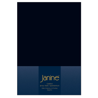 Janine ELASTIC Spannbetttuch.  150 X 200 schwarz