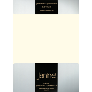 Janine JERSEY Spannbetttuch- 5002 200 X 200 natur