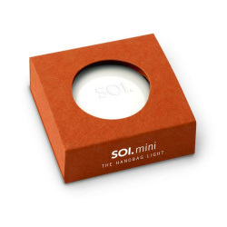 SOI Mini. Automatisches Handtaschenlicht mit Näherungssensor in Kleinausführung / orange Box
