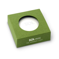 SOI Mini. Automatisches Handtaschenlicht mit Näherungssensor in Kleinausführung / grüne Box