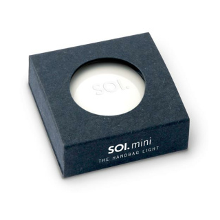 SOI Mini. Automatisches Handtaschenlicht mit Näherungssensor in Kleinausführung / blaue Box