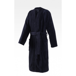 JOOP! Herrenbademantel Kimono 1647 Farbe blau Größe 54/56