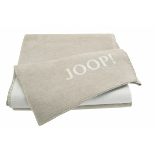 JOOP! UNI-DOUBLEFACE Plaid Farbe Sand-Pergament Größe 150x200 cm