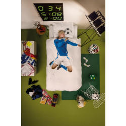 Snurk Baumwollbettwäsche Soccer 135x200 cm+80x80