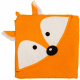 Kapuzenhandtuch Fuchs orange, 100 x 100